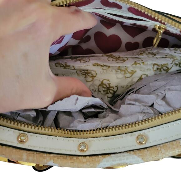 NWT Guess Y2K Vintage Monogram Baguette Shoulder Bag Early 2000’s Summer Season - Picture 12 of 16